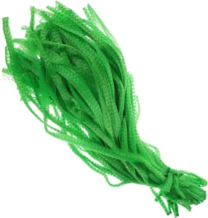 100Pcs Thickened Nylon Mesh Produce Bags Green Shopping Fruit Bag for Vegetables Seafood Storage and and Lightweight Netting