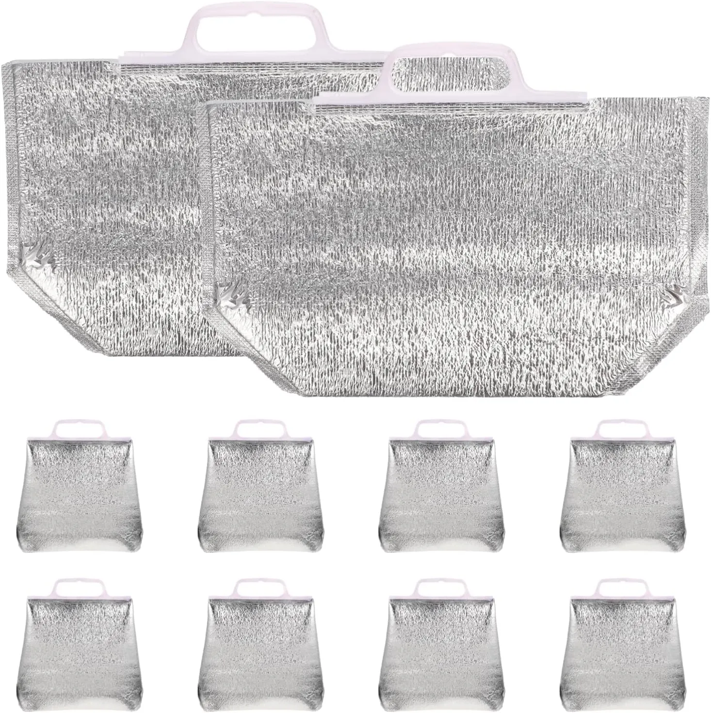 10Pcs Insulated Carrying Bags for Food Thermal Bags for Cake Grocery Insulated Bags with Reinforced for Food Preservation