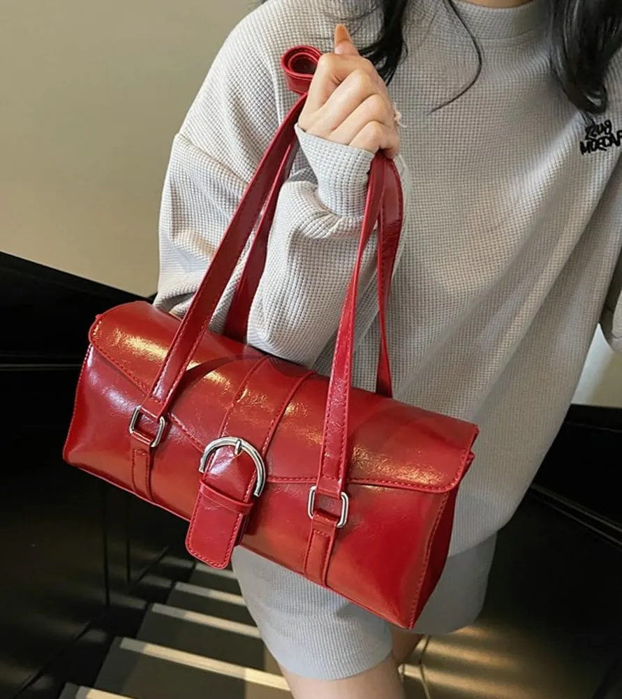 2025 Handbag for Women Soft Vegan Leather Shoulder Tote Stylish Slouchy Purses Hobo Bags