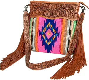 American Darling Conceal Carry Cross Body Bag Leather Fringe Purse Western Handbags Custom Order
