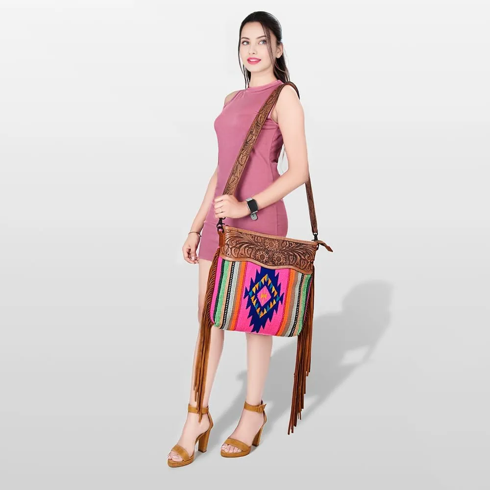 American Darling Conceal Carry Cross Body Bag Leather Fringe Purse Western Handbags Custom Order
