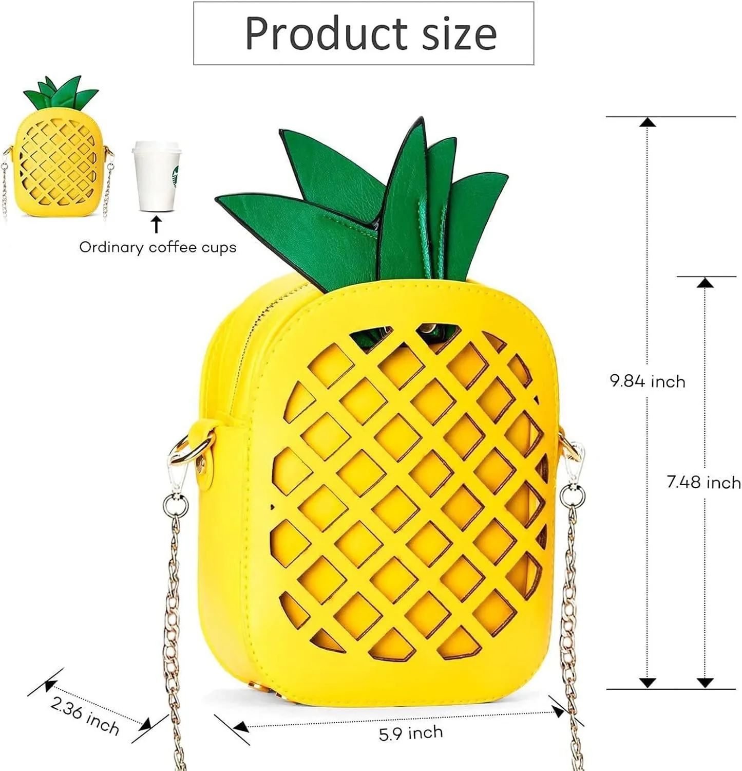 Anti Theft Crossbody Bag for Women Convertible Shoulder Bags with Wristlet for Work Lightweight Bag Carry on(Yellow)
