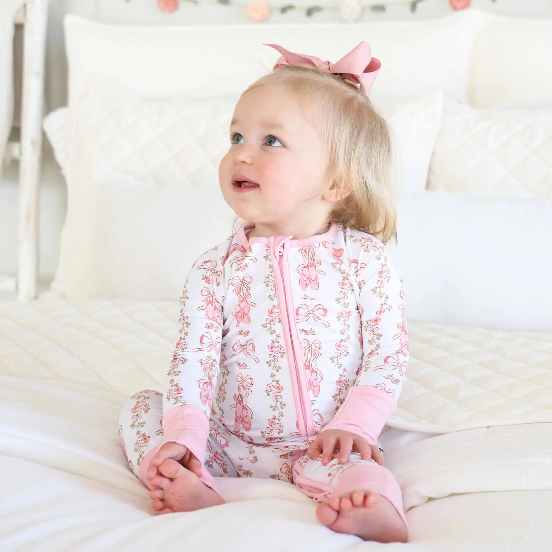 Ballet Blossoms Convertible Zip Romper