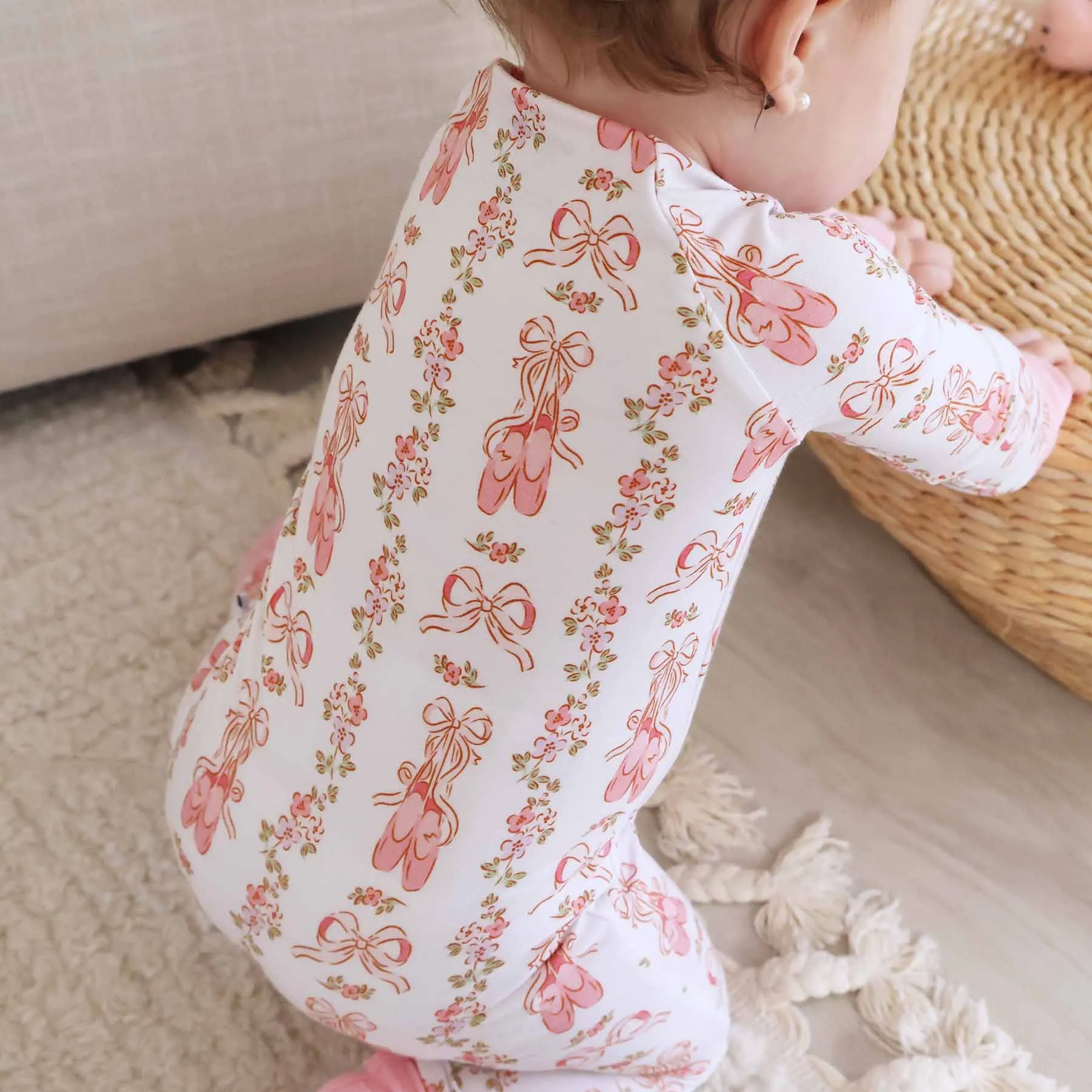 Ballet Blossoms Convertible Zip Romper