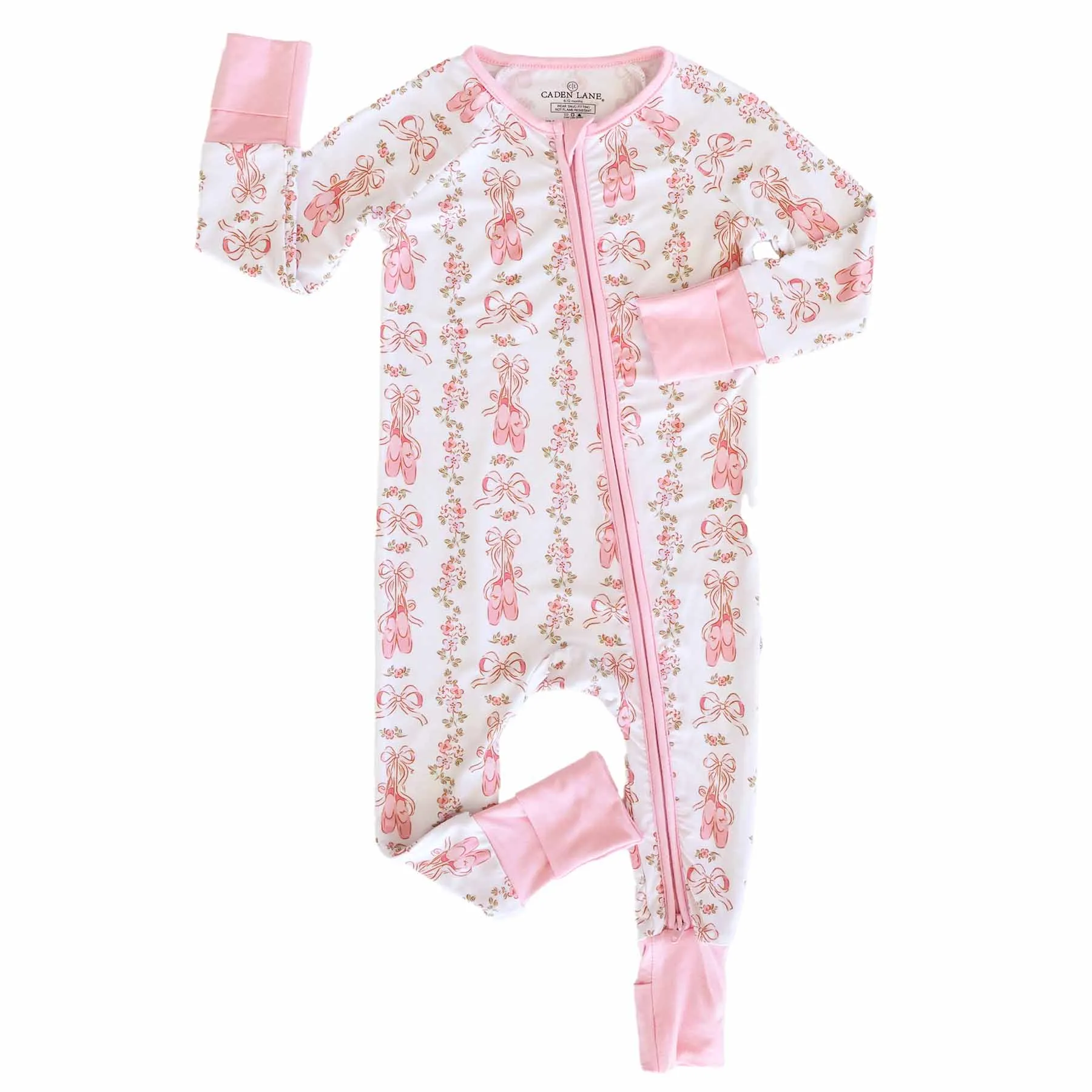 Ballet Blossoms Convertible Zip Romper