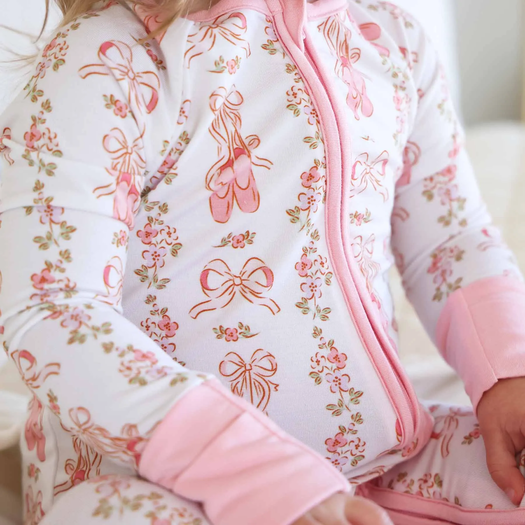Ballet Blossoms Convertible Zip Romper