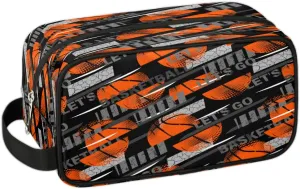 Bardic Basketball Sports Travel Toiletry Bag for Boys Men, Waterproof Hanging Dopp Kit for Women, Shaving Bag with Large Capacity for Travel,Sports Shower