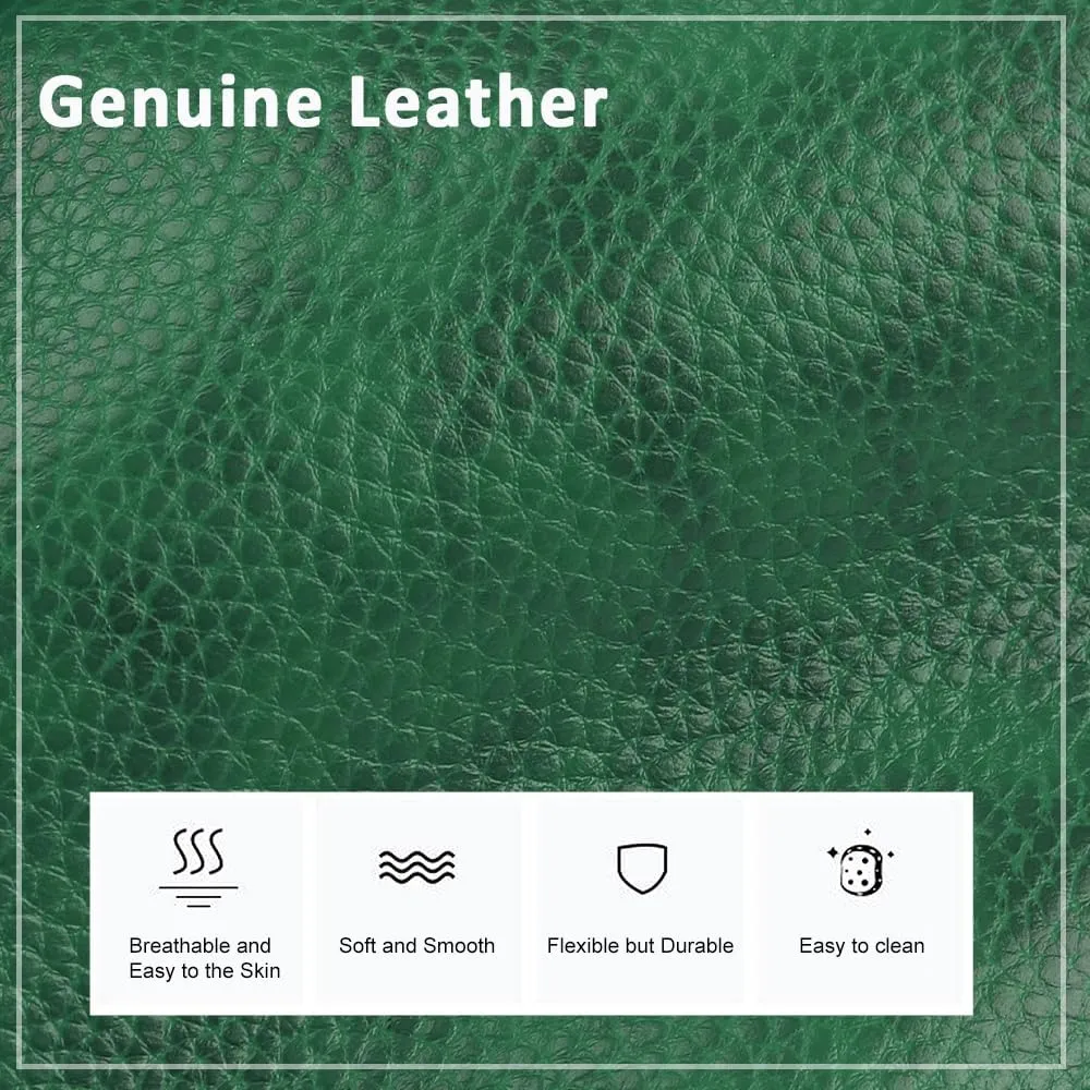 befen Small Genuine Leather Crossbody Purses for Women Trendy Travel Shoulder Handbags with Multiple Zipper Pockets