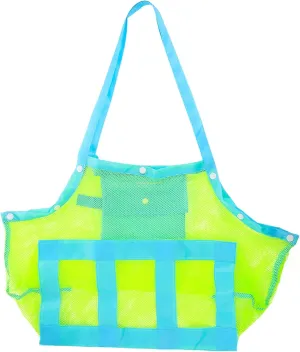 BESPORTBLE Family Beach Bag Mesh Beach Tote Large Capacity Oxford Mesh Lightweight