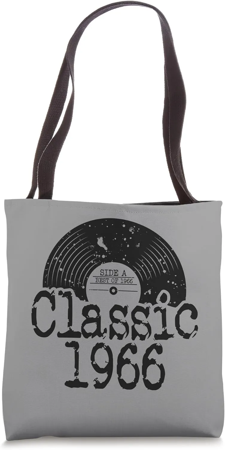 Best Of 1966 Classic Vinyl, Born In 1966 Thoughtful Birthday Tote Bag