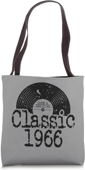 Best Of 1966 Classic Vinyl, Born In 1966 Thoughtful Birthday Tote Bag