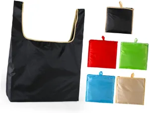 Cabilock 1pc Foldable Oxford Cloth Grocery Bag Reusable Shopping Tote Capacity Storage Pouch Lightweight Design for Groceries and Trips