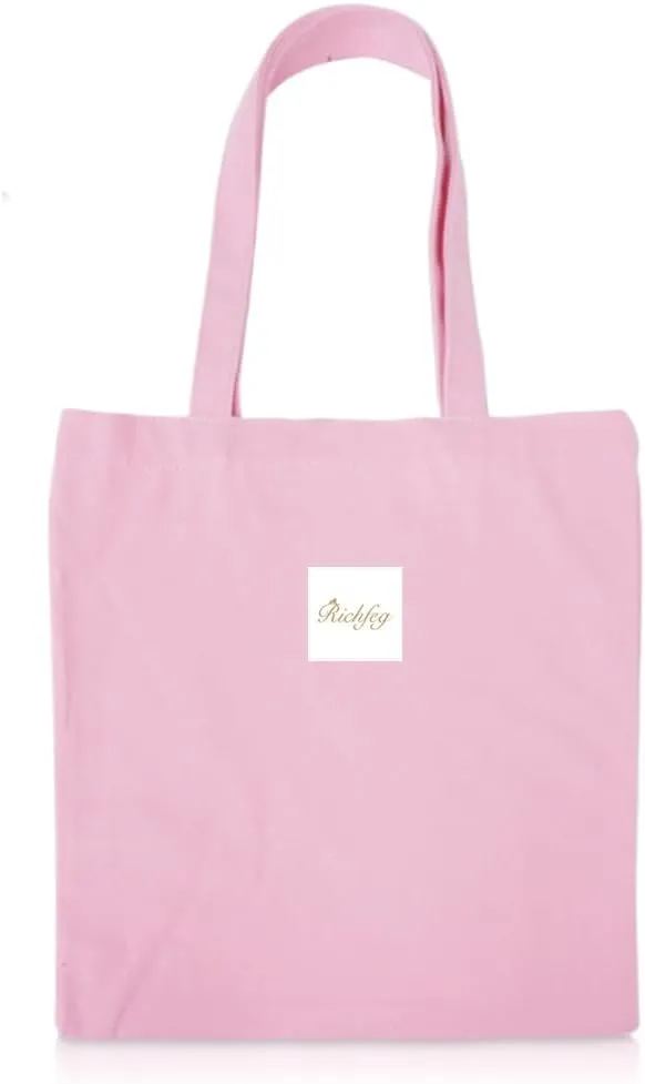 Canvas Tote Bag Lightweight Multi-Purpose Reusable Grocery Bags Travel Totes Shopping Bags
