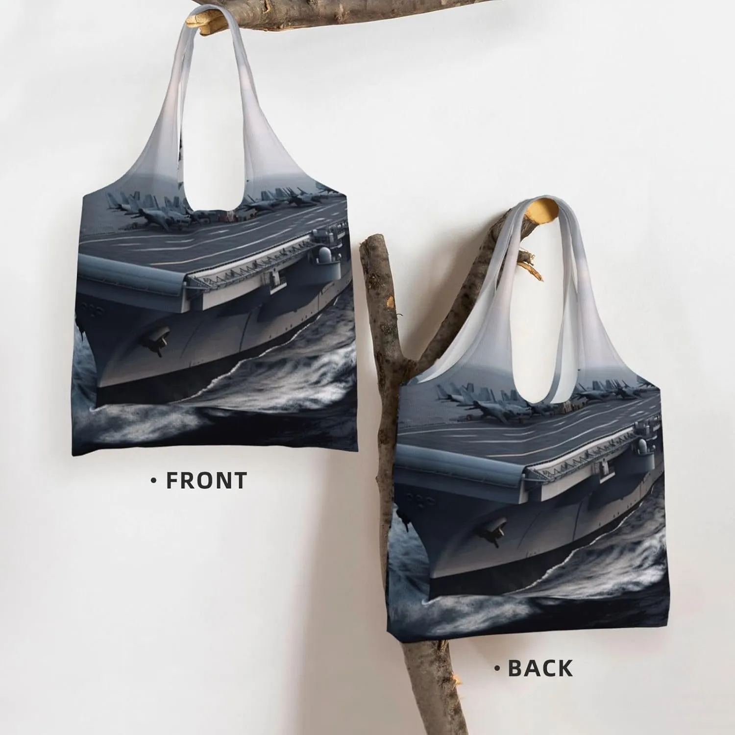 Canvas Tote Bag Reusable Grocery Bags Lightweight Handbag Border Collie Tote Bag for Shopping Cloth Bags