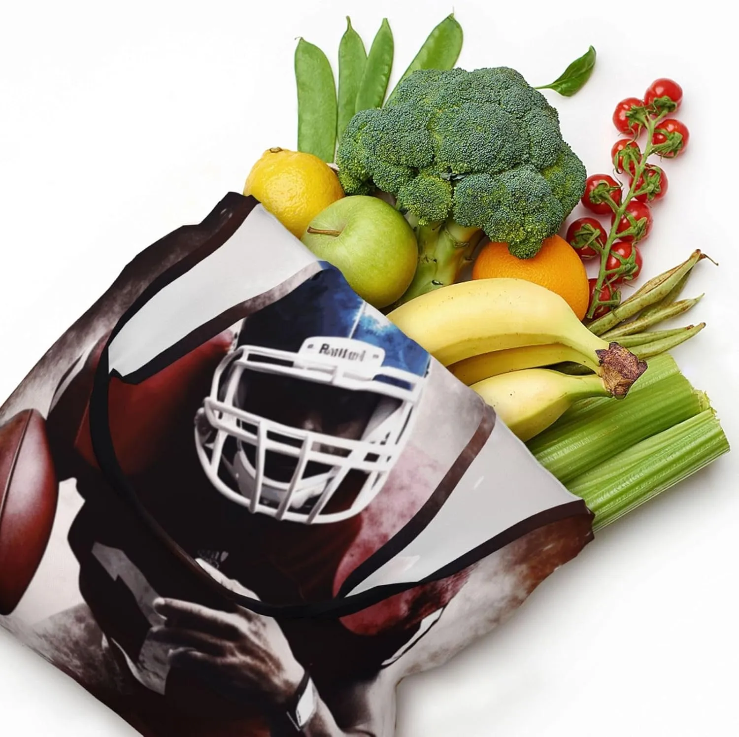 Canvas Tote Bag Reusable Grocery Bags Lightweight Handbag Border Collie Tote Bag for Shopping Cloth Bags