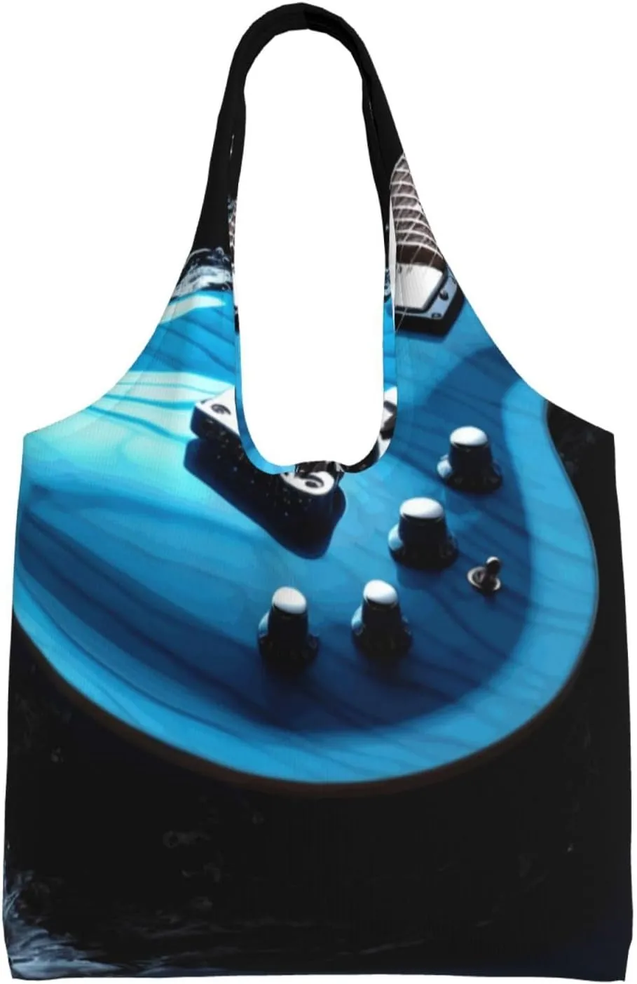 Canvas Tote Bag Reusable Grocery Bags Lightweight Handbag Border Collie Tote Bag for Shopping Cloth Bags