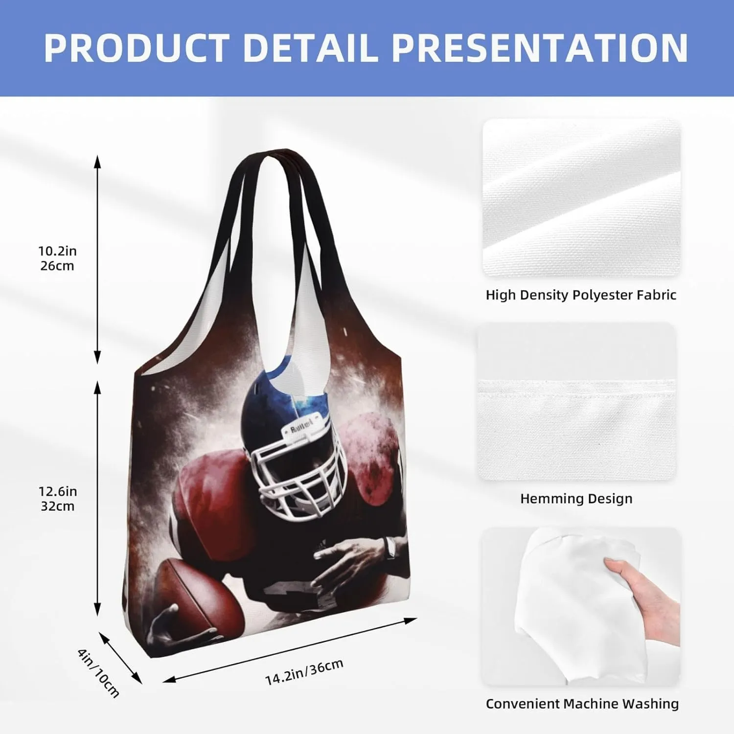 Canvas Tote Bag Reusable Grocery Bags Lightweight Handbag Border Collie Tote Bag for Shopping Cloth Bags