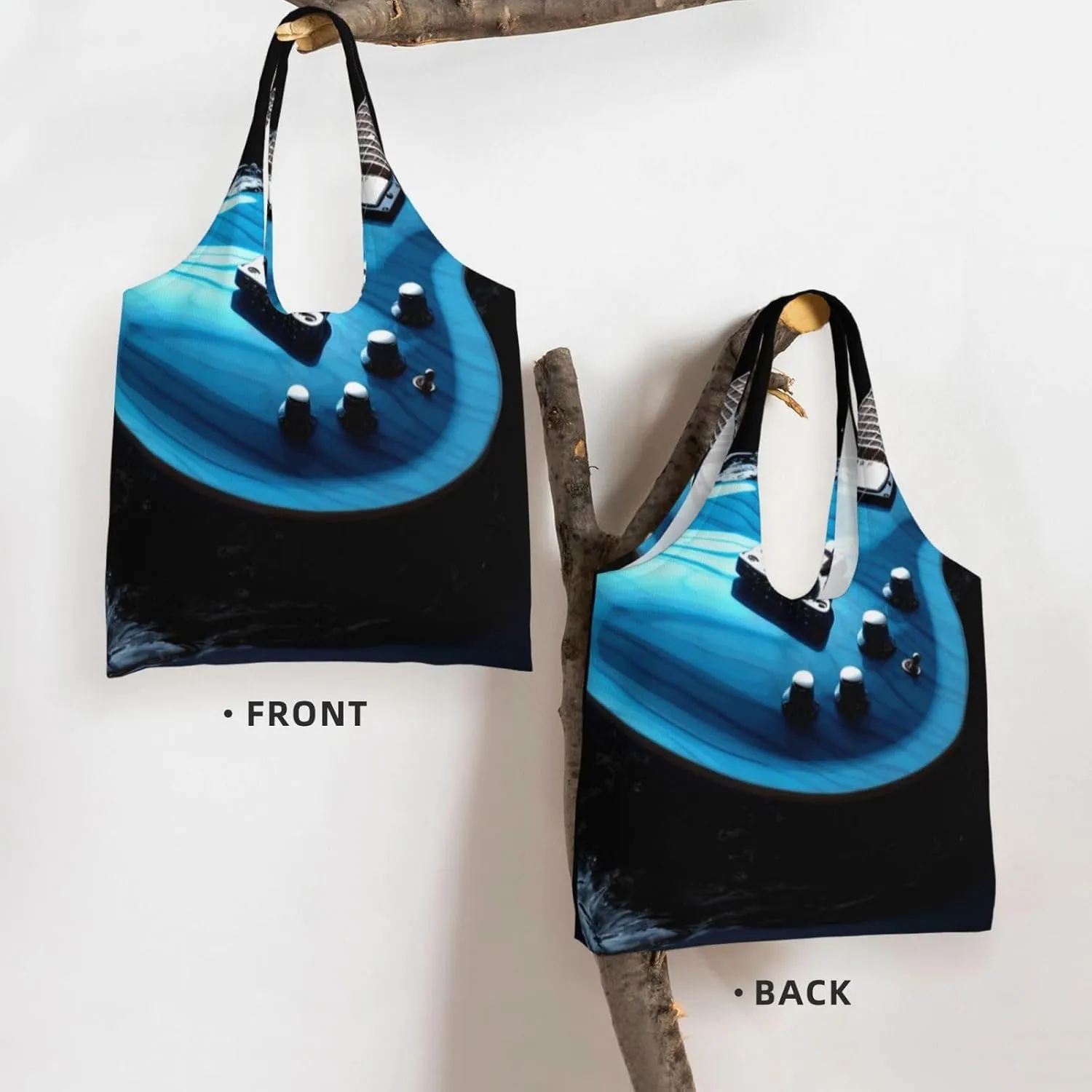 Canvas Tote Bag Reusable Grocery Bags Lightweight Handbag Border Collie Tote Bag for Shopping Cloth Bags