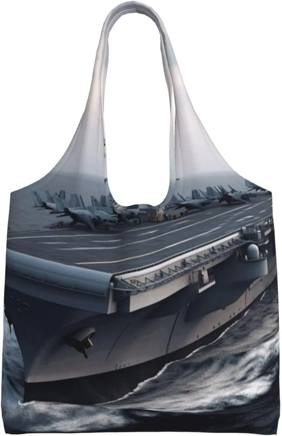 Canvas Tote Bag Reusable Grocery Bags Lightweight Handbag Border Collie Tote Bag for Shopping Cloth Bags