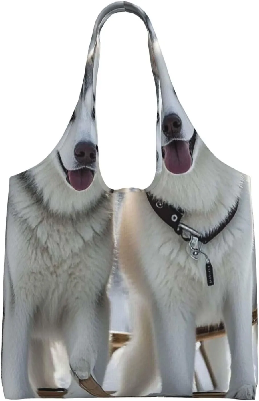 Canvas Tote Bag Reusable Grocery Bags Lightweight Handbag UFO at night Tote Bag for Shopping Cloth Bags