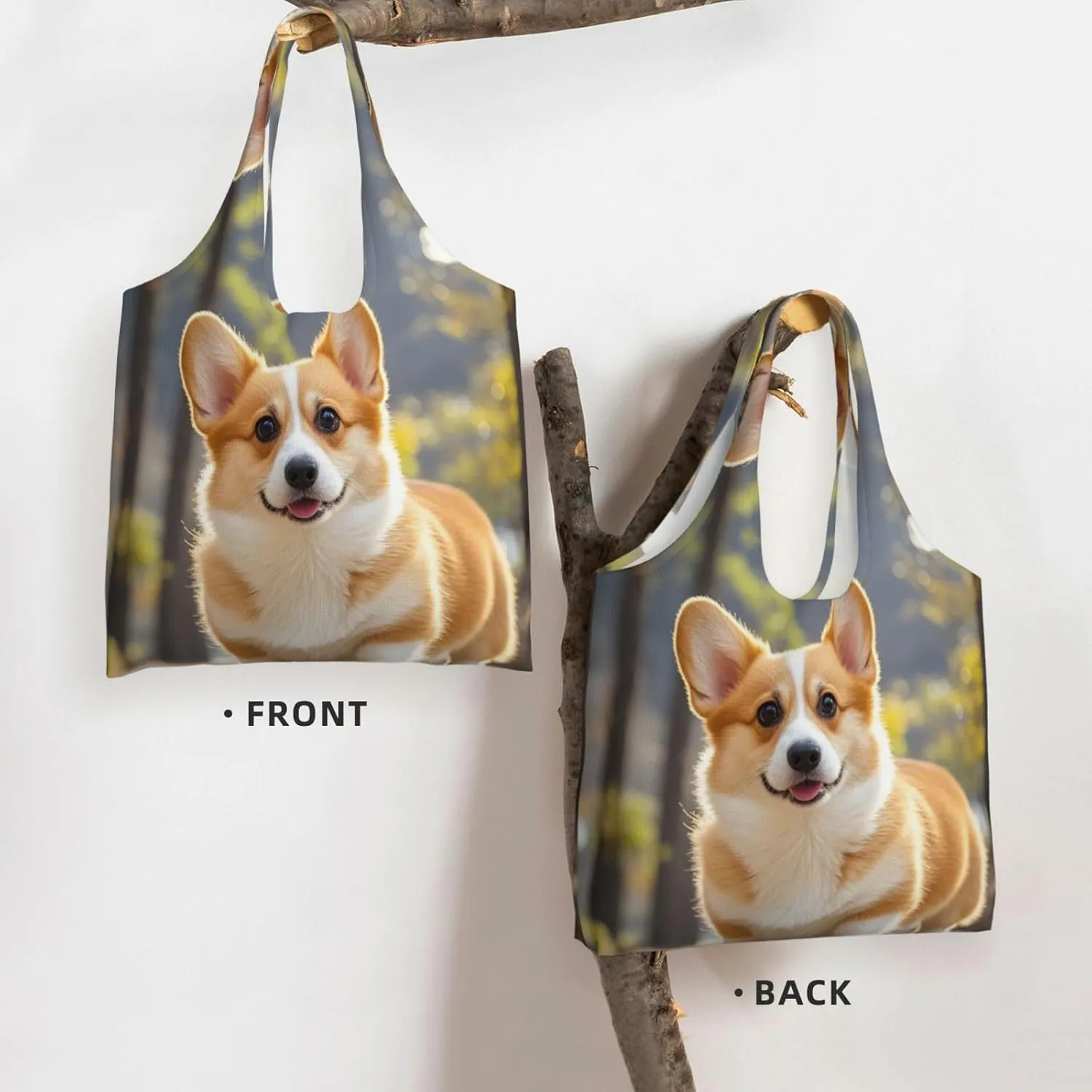 Canvas Tote Bag Reusable Grocery Bags Lightweight Handbag UFO at night Tote Bag for Shopping Cloth Bags