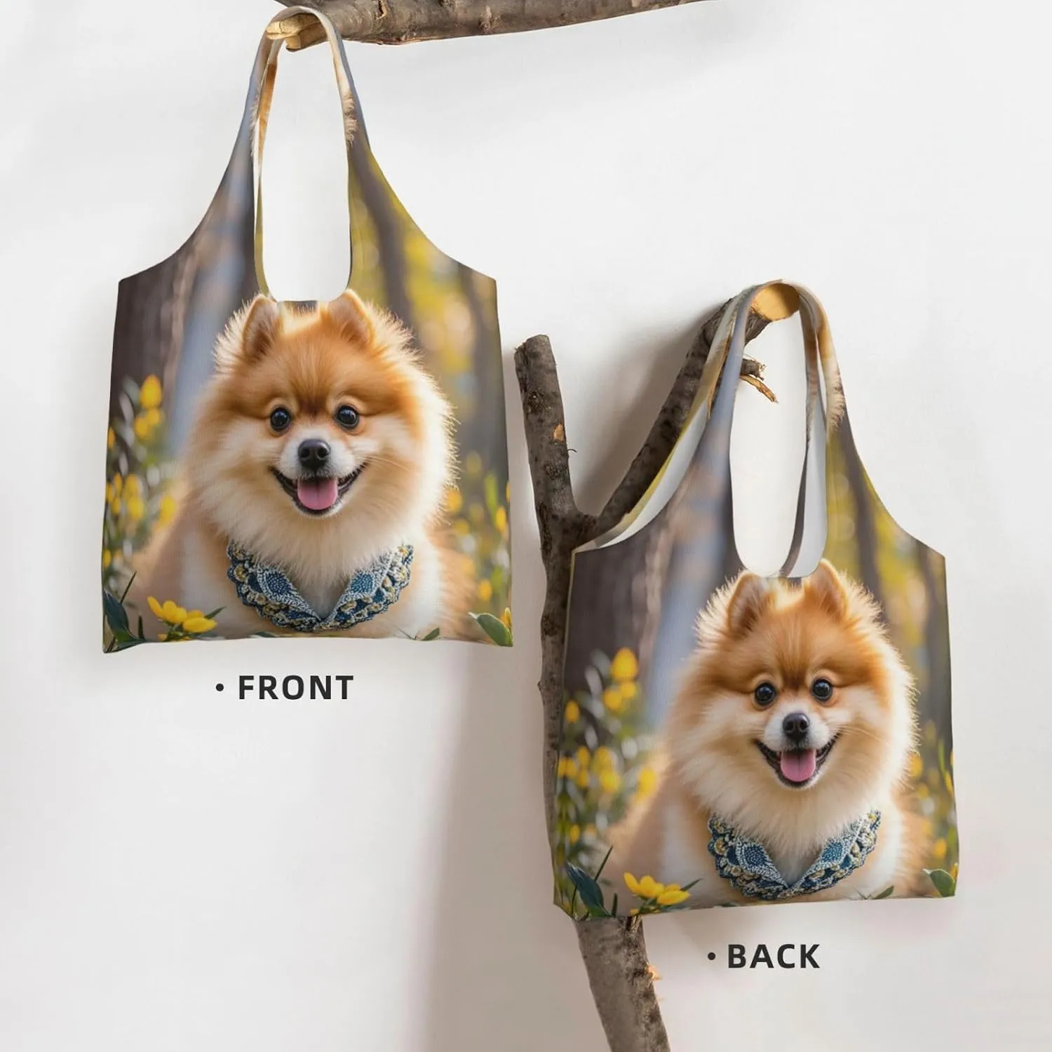 Canvas Tote Bag Reusable Grocery Bags Lightweight Handbag UFO at night Tote Bag for Shopping Cloth Bags