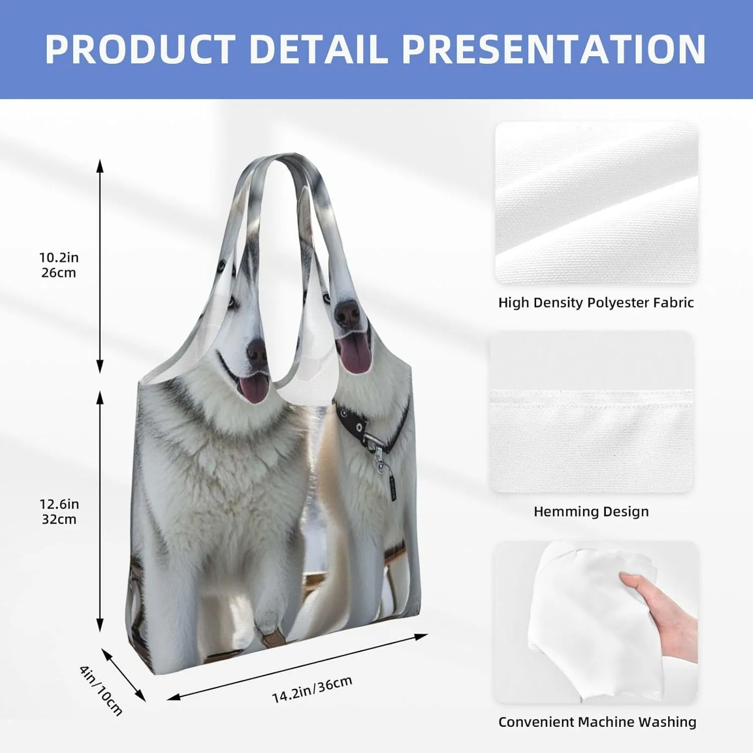 Canvas Tote Bag Reusable Grocery Bags Lightweight Handbag UFO at night Tote Bag for Shopping Cloth Bags