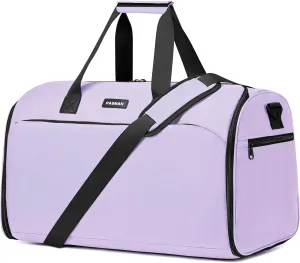 Carry on Garment Bags for Travel, Convertible Garment Duffel Bag with laptopcompartment for Men Women- 2 in 1 Suit trip Bags