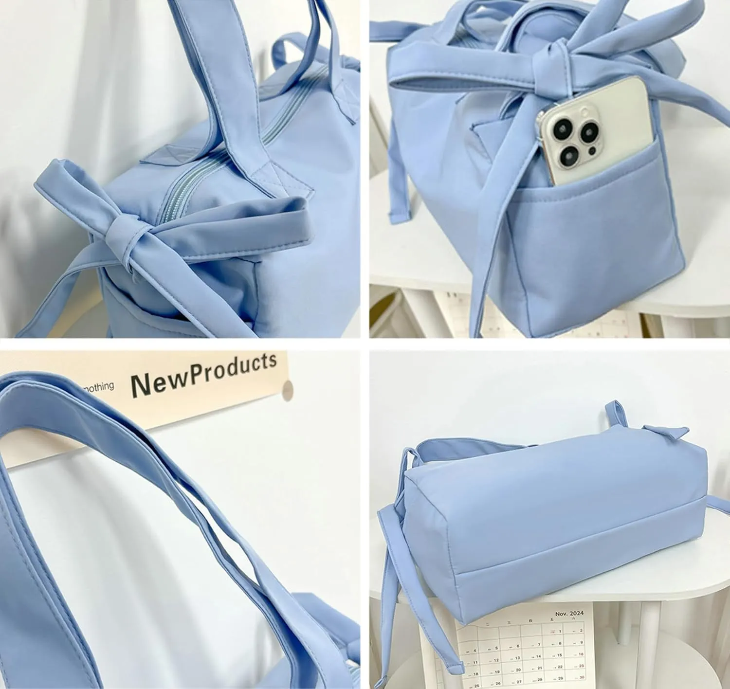 Casual Hobo Bags for Women Korean Boston Bag Slouchy Tote Bag Shoulder Bag Sports Bag Gym Bag Carryall Bag Travel Bag