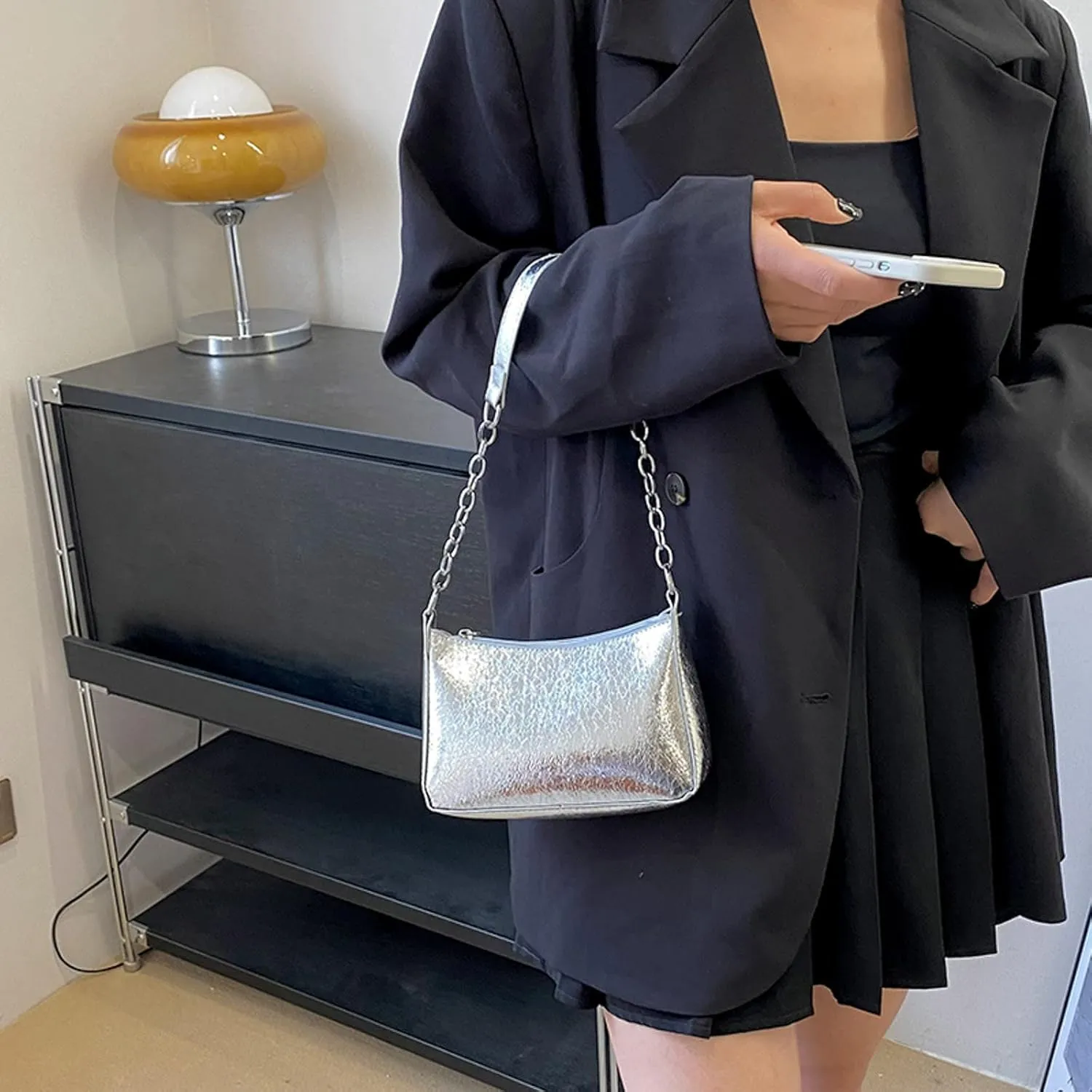 Casual Nylon Purse Handbag Crossbody Bag Waterproof Shoulder Bag for Women Women's Novelty Bucket Shoulder