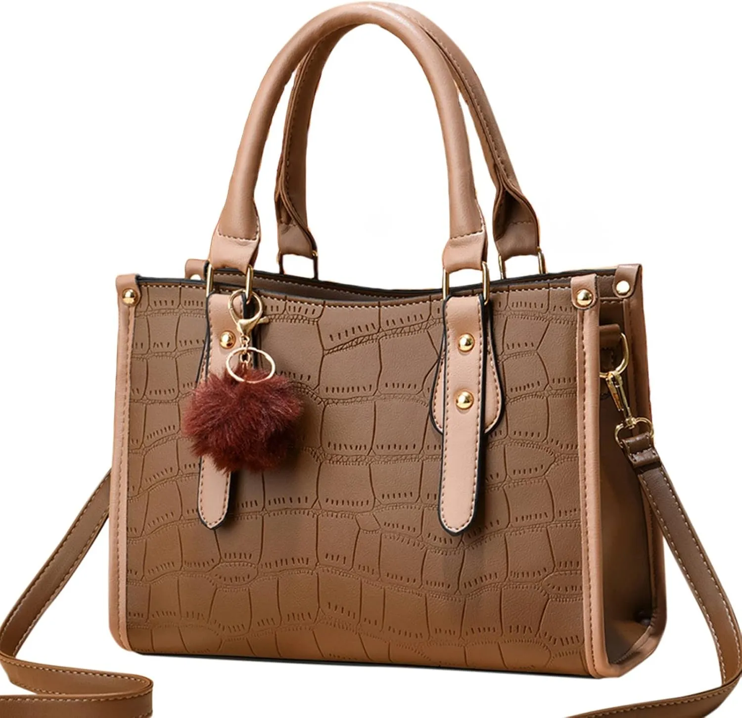 Casual Tote's Handbag Womens Fashion Tote Bag Handbags Ladies Purse Satchel Shoulder Bags Tote Leather Bag