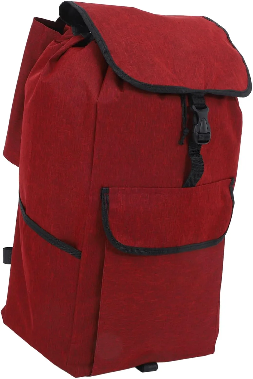Ciieeo Foldable Shopping Cart Bag Wheels Oxford Cloth Trolley Bag Reusable Shopping Pouch