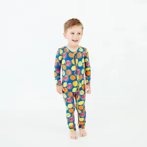 Citrus Got Real Fruit Slices Baby Bamboo Convertible Footie {RTS}