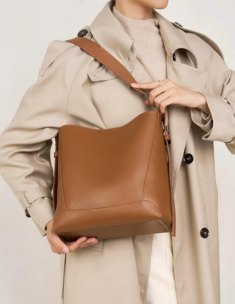 Classic Bucket Bags for Women Large Capacity Crossbody Bags for Women Hobo Bag Shoulder Bag Casual Tote Bag Handbag