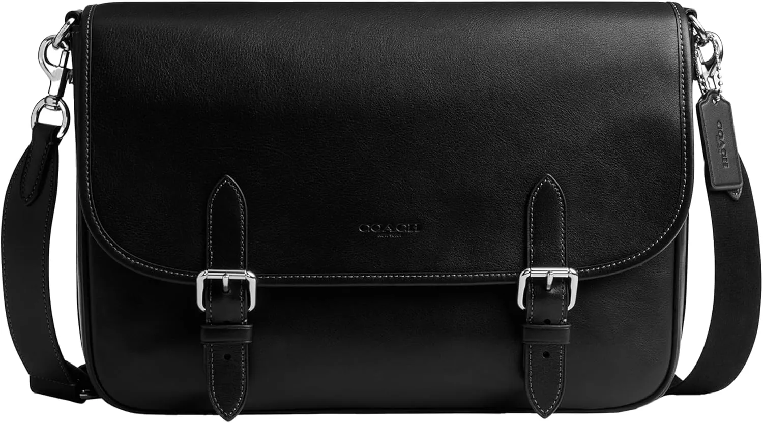 Coach Hitch Messenger Bag, Black