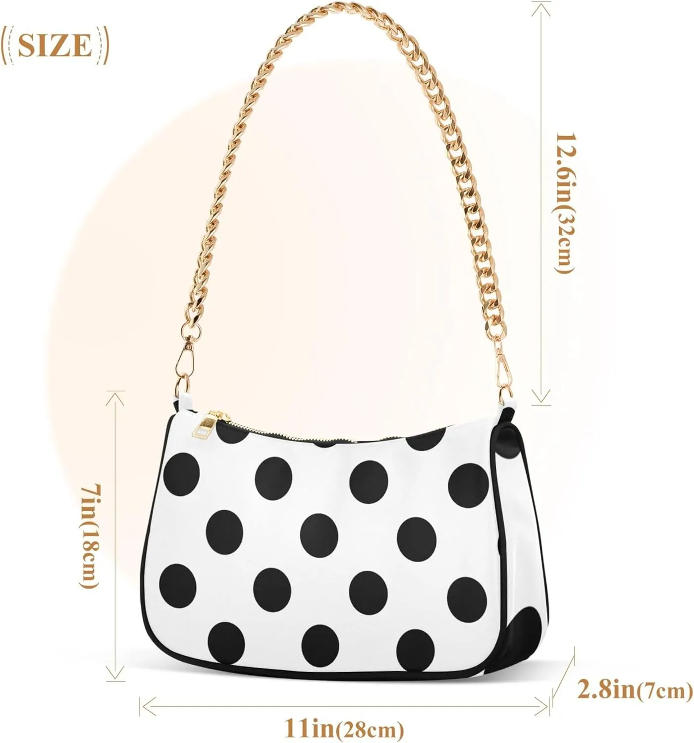 Coffee Beans Brown Evening Clutch Purse for Women Hobo Clutch Purse Chain One Shoulder Purse