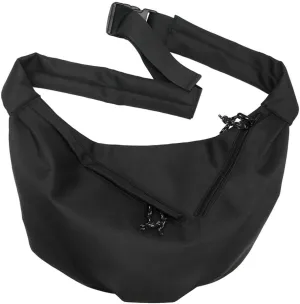 Cool Double Zipper Pockets Nylon Shoulder Bag Solid Practical Dumpling Bags Outdoor Work Sling Bag for Unisex 2025