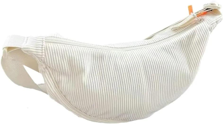 Corduroy Canvas Crossbody Bag for Women Retro Lightweight Shoulder Tote Handbag Hobo Dumpling Purse Satchels