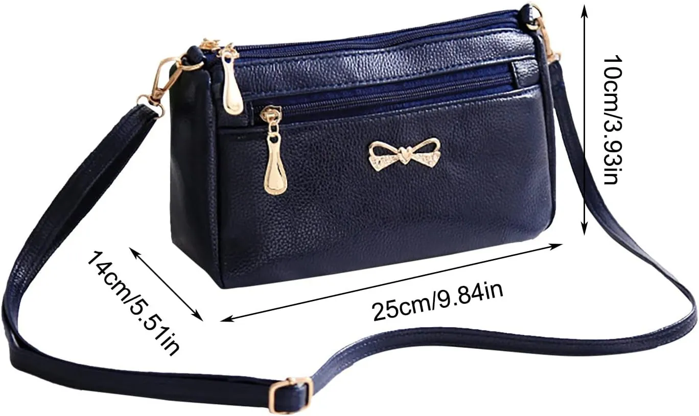 Crossbody Bag for Women Boho Aztec Small Multi Pocket Crossover Purse Women's Novelty Bucket Shoulder Bag