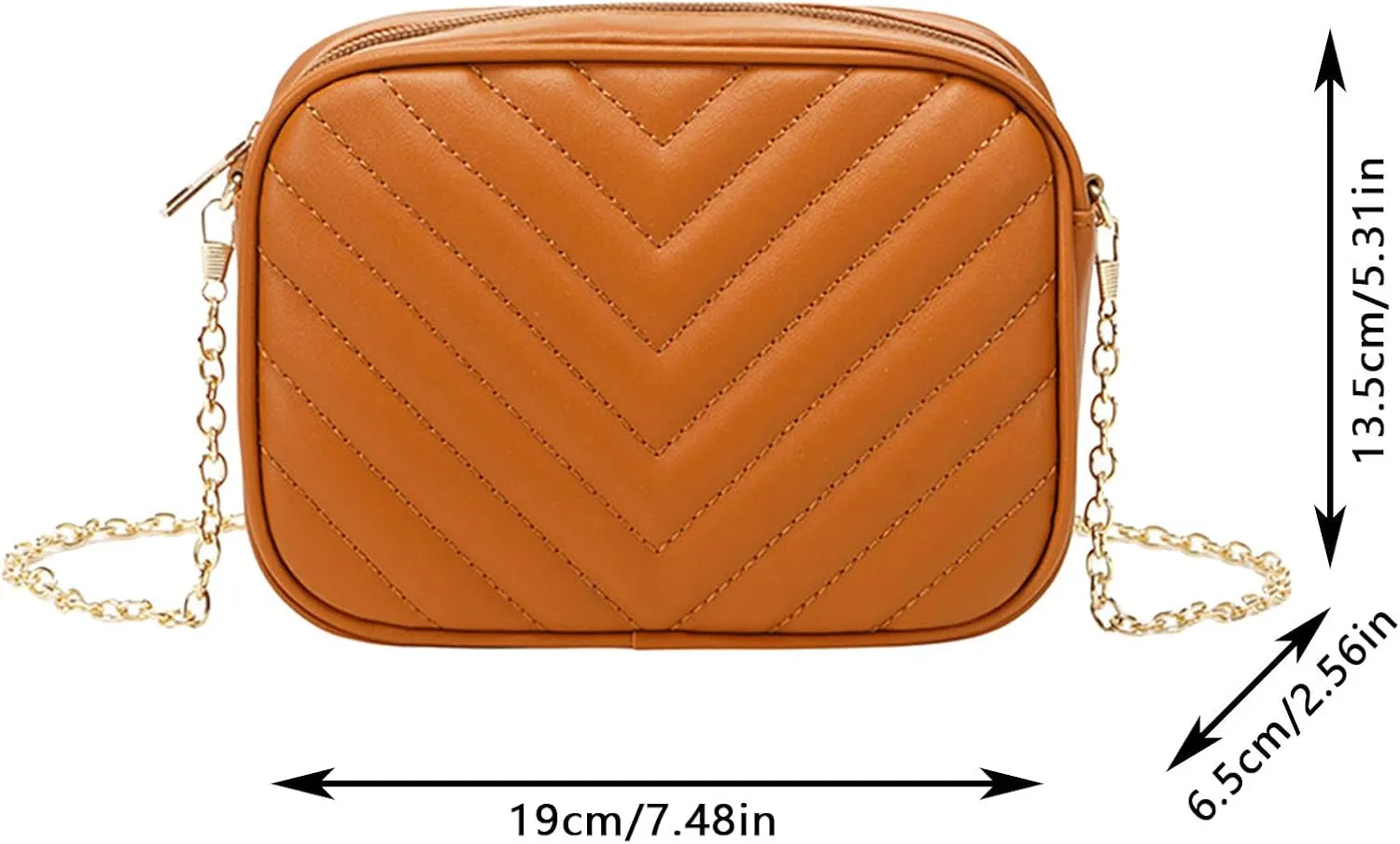 Crossbody Bag for Women Women Messenger Bag Fashion Simple Trend Chain Shoulder Purse Practical