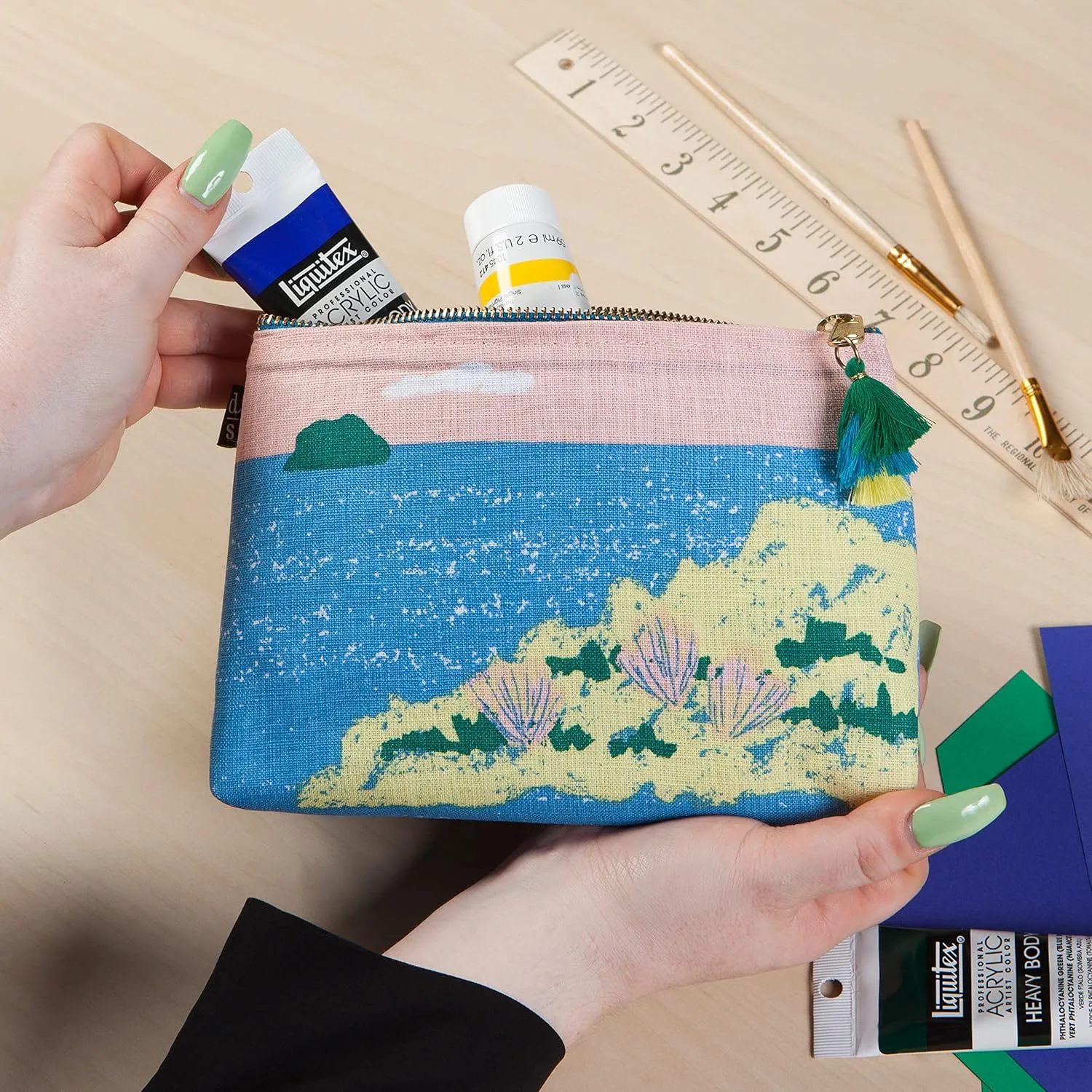 Danica Studio Women Small Zipper Cosmetic Bag