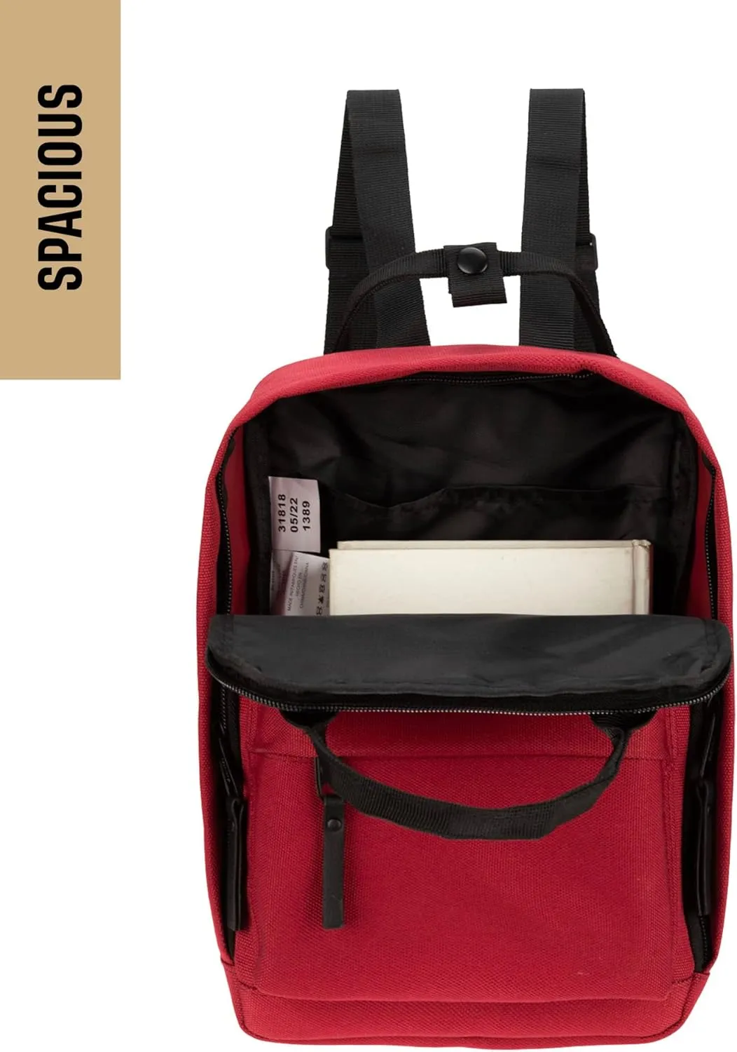 Dickies Brooklyn Mini Backpack, Small Backpack Purse for Men and Women, Travel Shoulder Book Bag (Bloodstone)