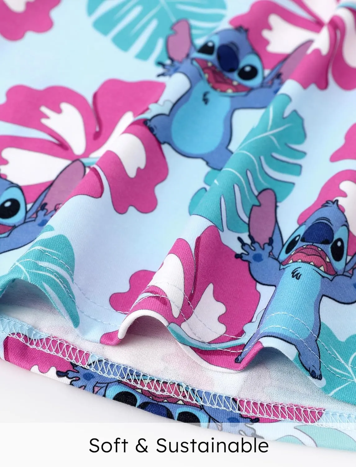Disney Frozen Elsa Princess Minnie Stitch Toddler Girl Tank Dress Summer Beach Holiday Sleeveless A-Line Sundress 2-13 Years