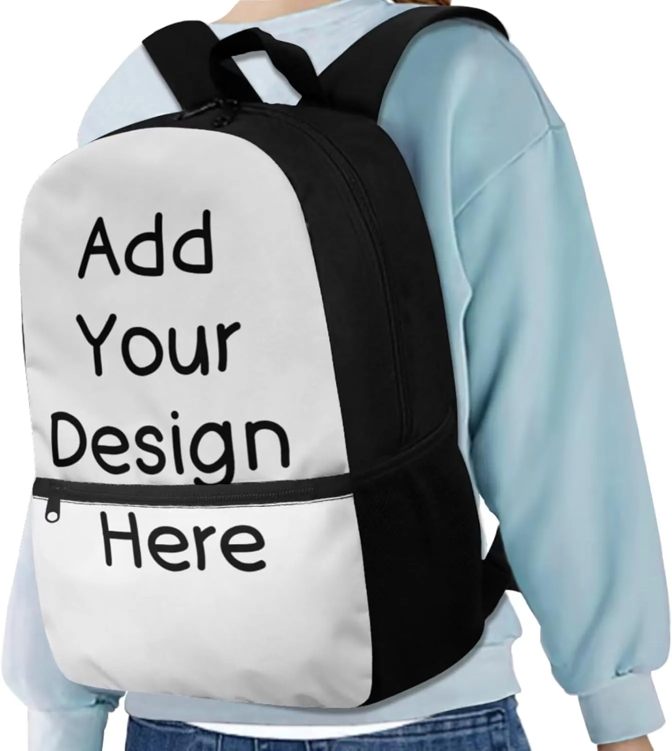 Dolyues Custom Backpack for Girls with Lunch Box Personality 17-inch School Bag Set, Ideal Backpack for Kids Ages 10-12, Practical Kids Bookbag