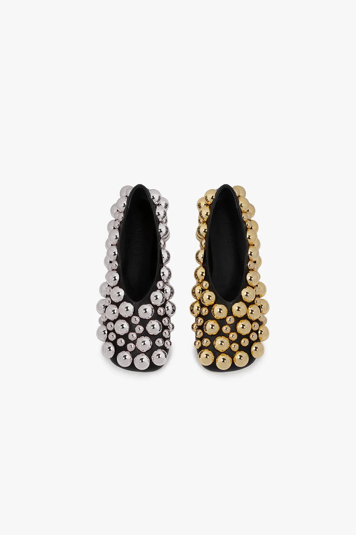 Dora Evening Embellished Flat Black Silver Gold