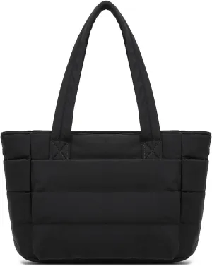 Dreubea Stylish Large Lightweight Puffy Tote Bag for Women- Practical Everyday Carry-All for Work, Travel, Shopping