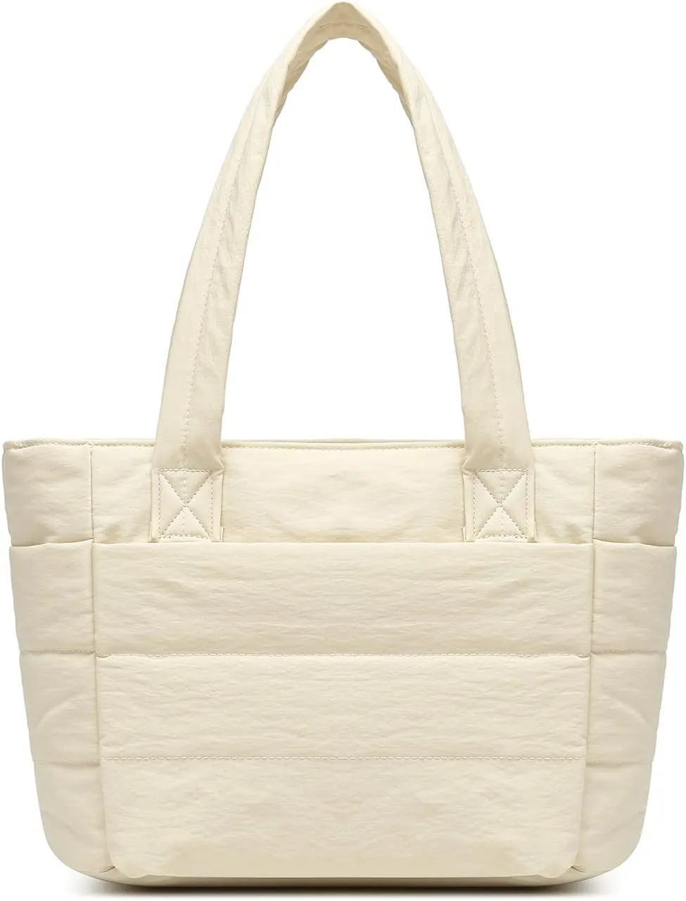 Dreubea Stylish Large Lightweight Puffy Tote Bag for Women- Practical Everyday Carry-All for Work, Travel, Shopping
