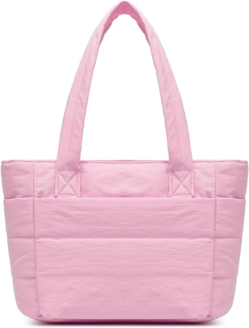 Dreubea Stylish Large Lightweight Puffy Tote Bag for Women- Practical Everyday Carry-All for Work, Travel, Shopping