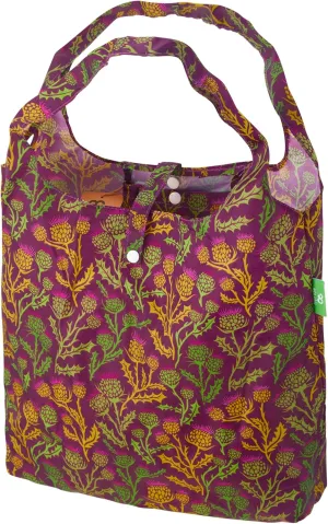 ECO CHIC Foldable Reusable Grocery Bags - Lightweight, Recycled & Reusable Shopping Bag - Waterproof Packable Tote