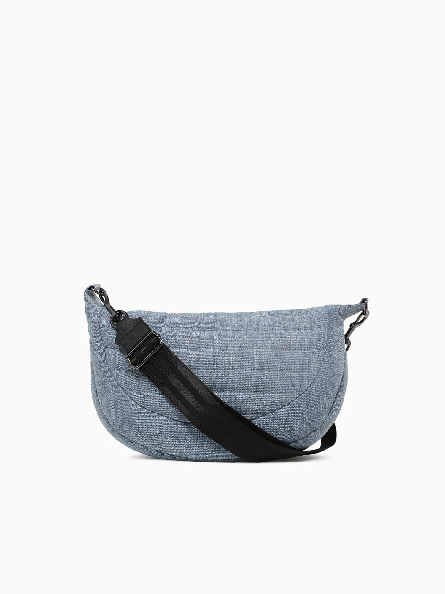 Elton Hobo Crossbody Light Washed Denim